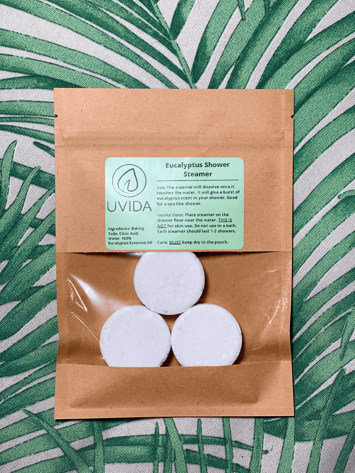 Eucalyptus Shower Steamers - Uvida Shop