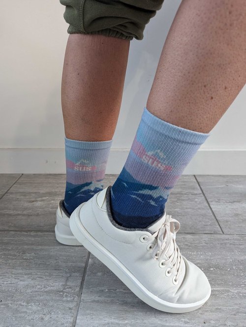 Mountain Skyline Recycled Socks - SUS Made