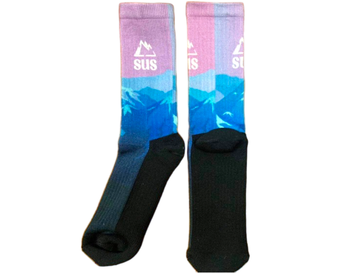Mountain Skyline Recycled Socks - SUS Made