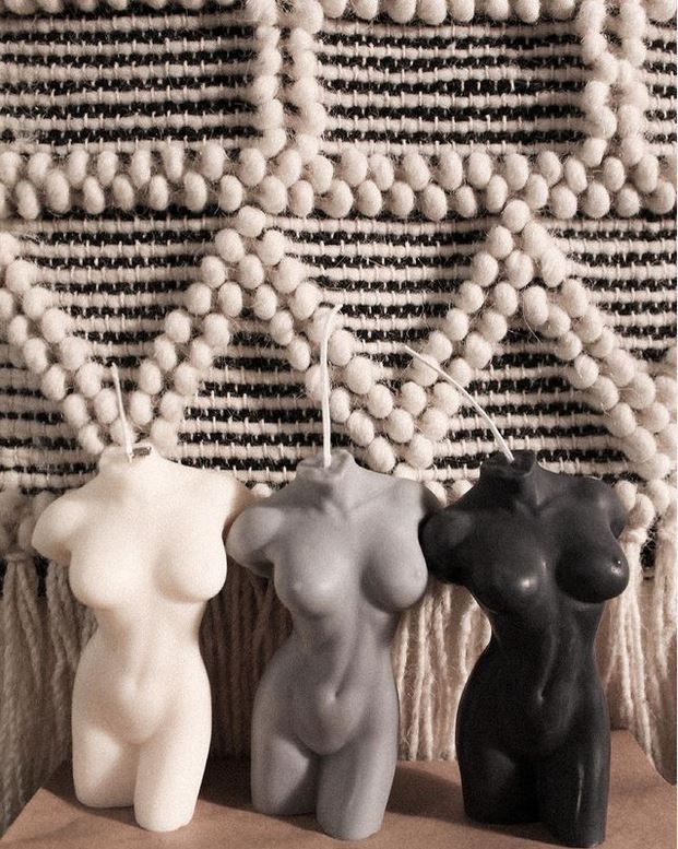 Female Body Candle - Scented Soy Wax