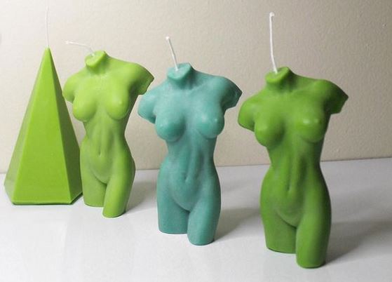 Female Body Candle - Scented Soy Wax