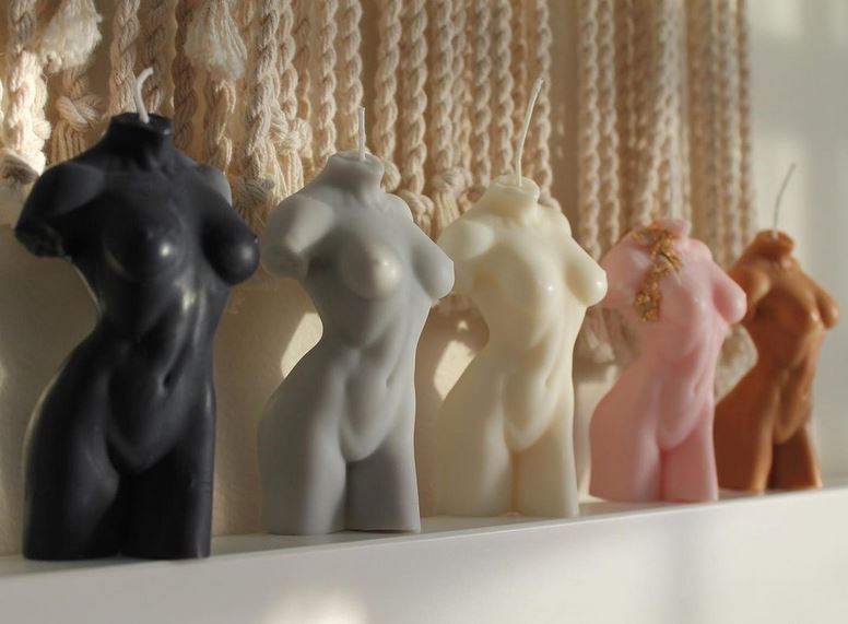 Female Body Candle - Scented Soy Wax