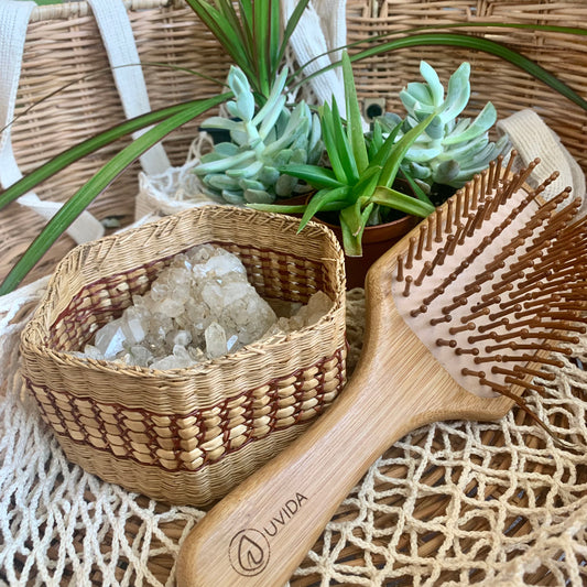 Bamboo Paddle Hairbrush