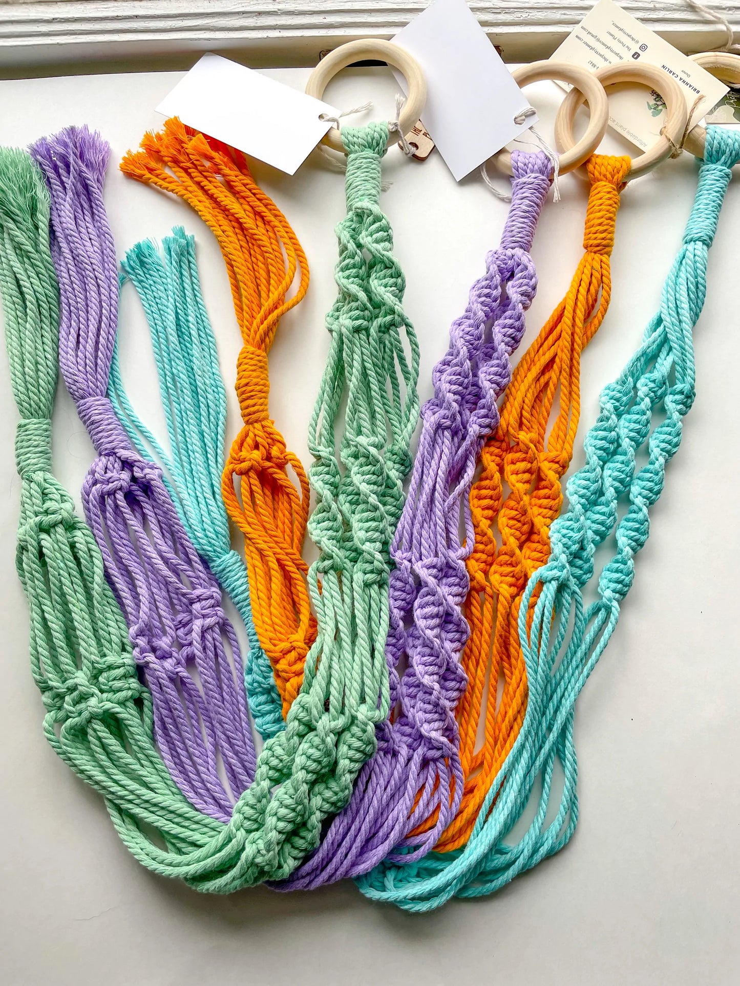 Cotton Macrame Plant Hangers