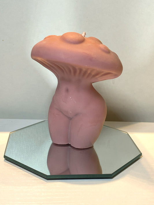 Mushroom Lady Candle