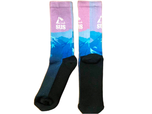 Mountain Skyline Recycled Socks - SUS Made