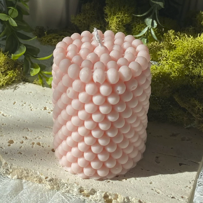 Bubble Cylinder Candle