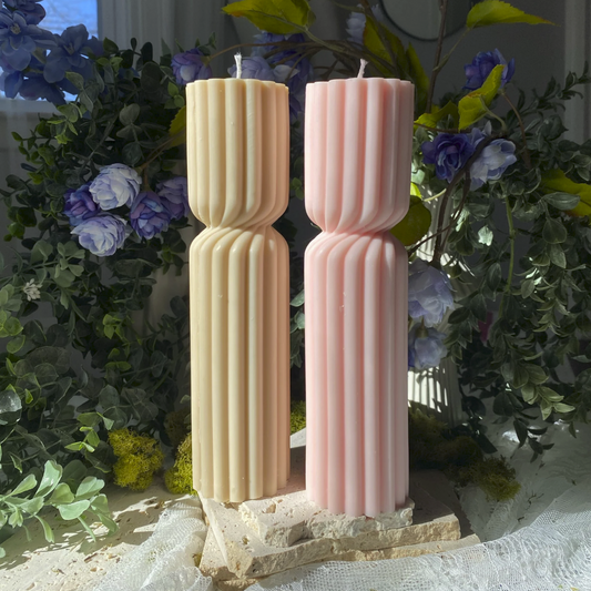 Sage Pillar Candle