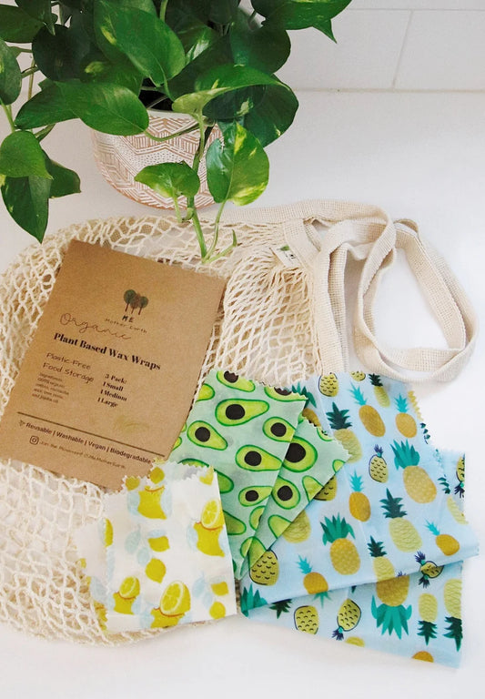 Plant-Based Wax Food Wraps 3-Pack