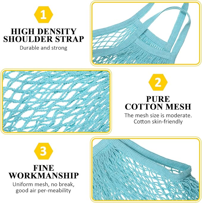 Short Mesh Market Bag