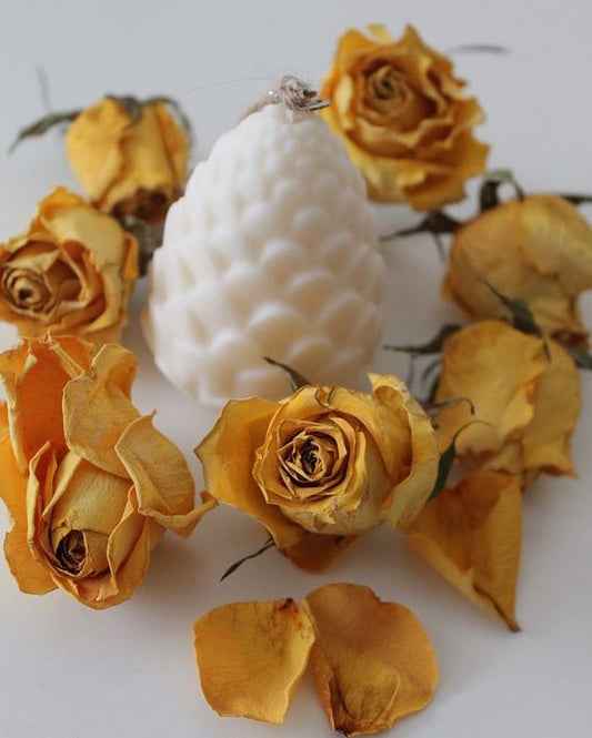 Pine Cone Candle - Scented Soy Wax