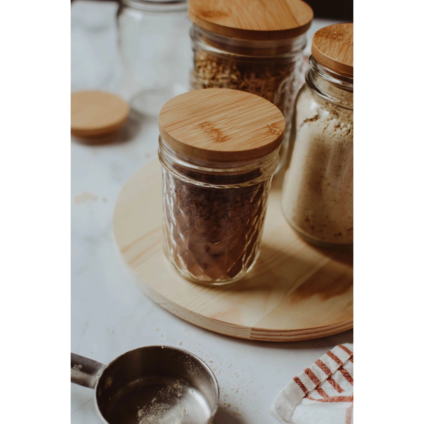 Bamboo Jar Lids