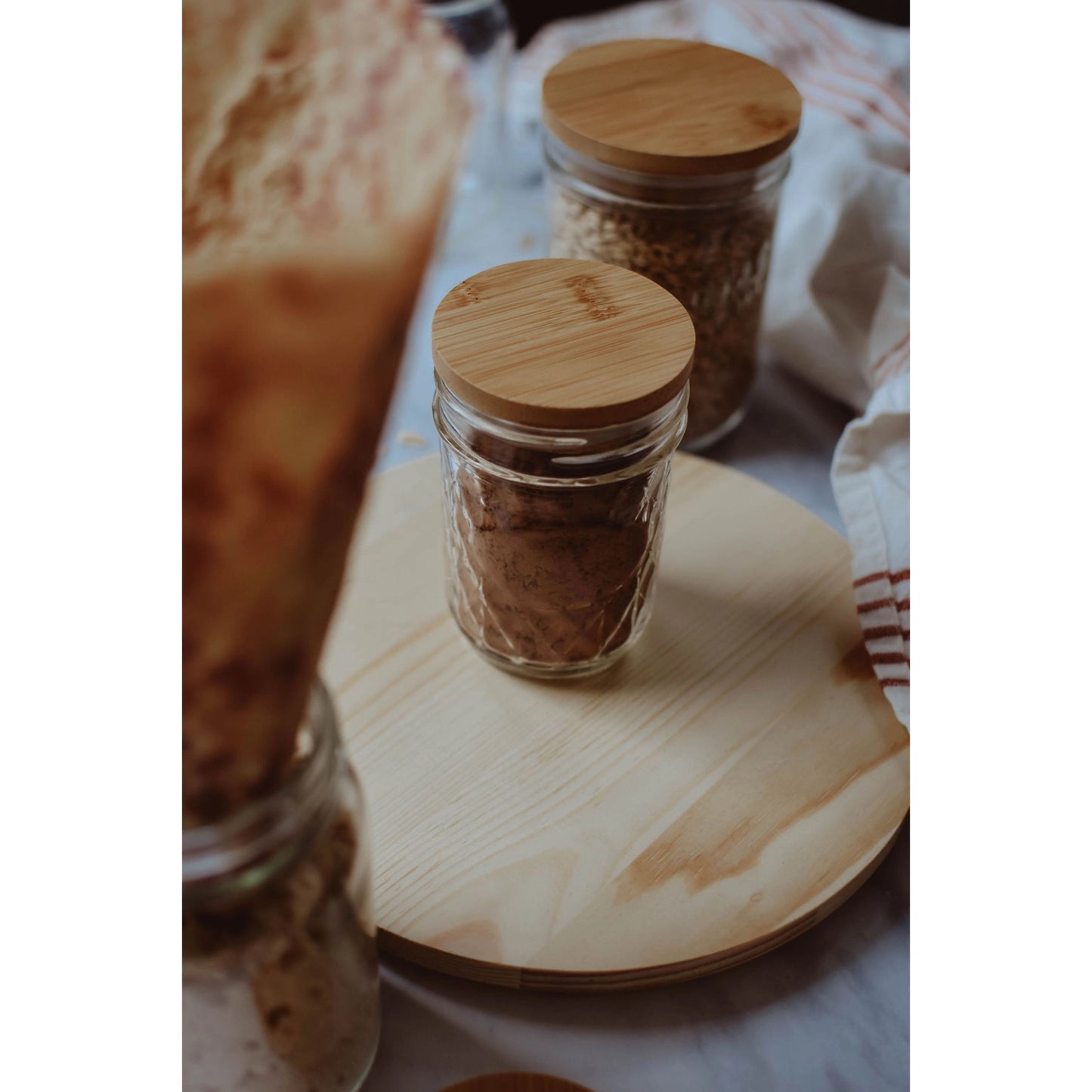 Bamboo Jar Lids