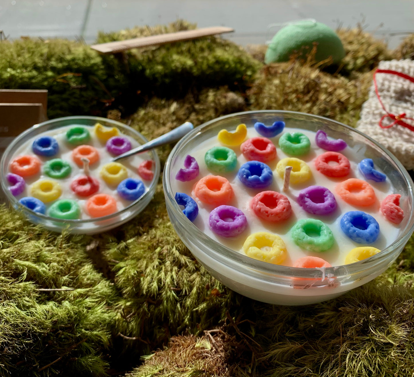 Cereal Bowl Candle - Fruit Loop Scent