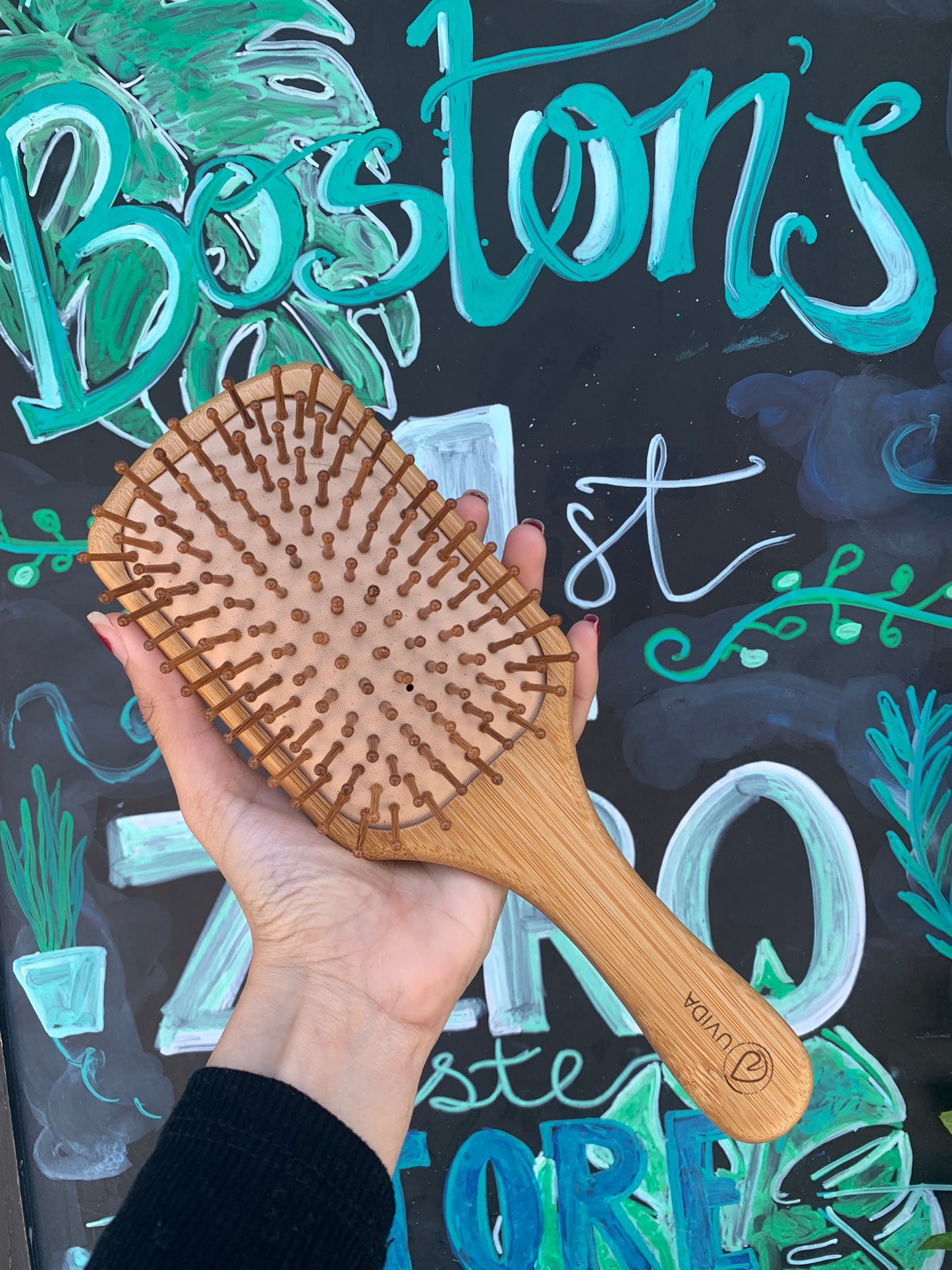 Bamboo Paddle Hairbrush