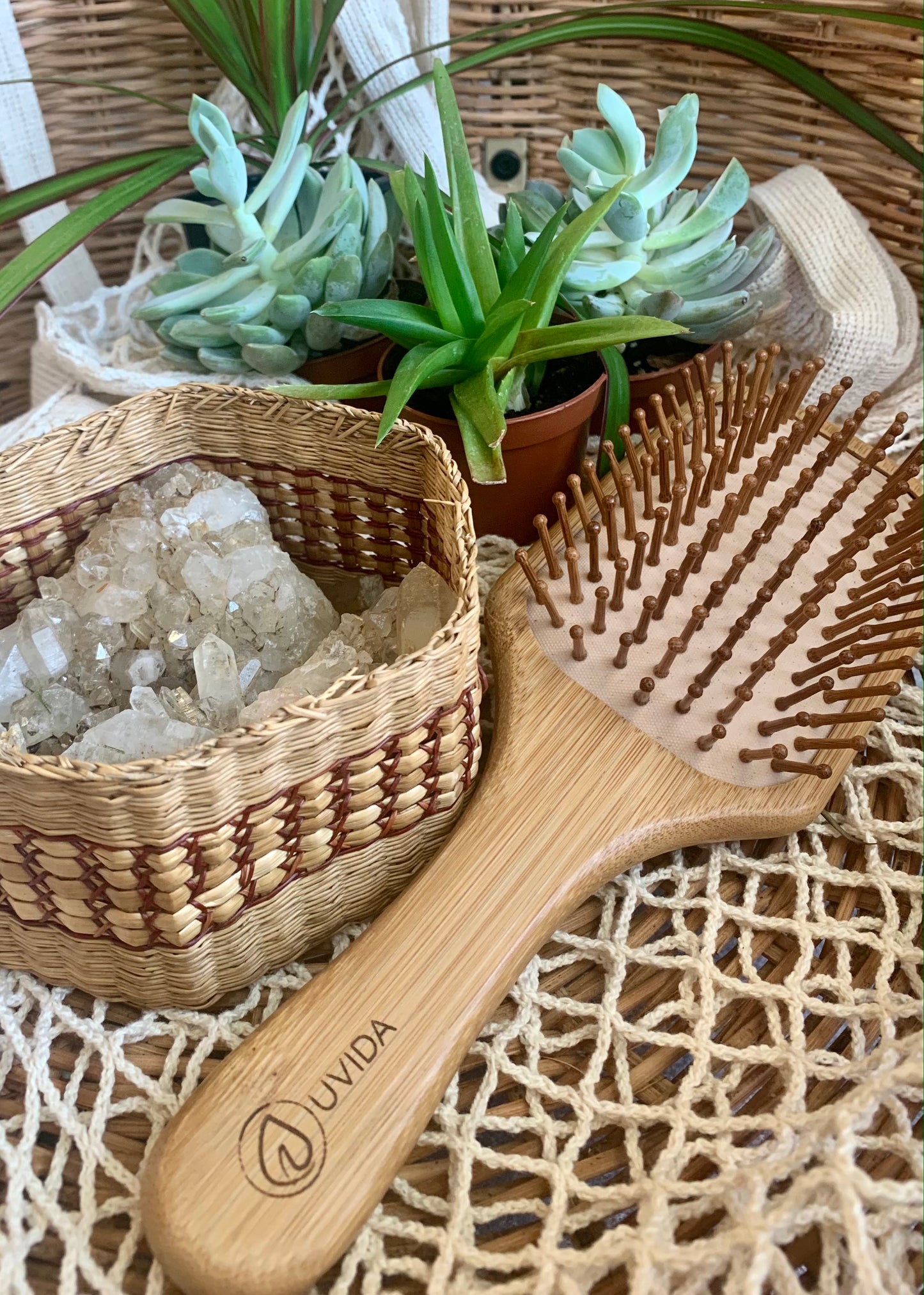 Bamboo Paddle Hairbrush