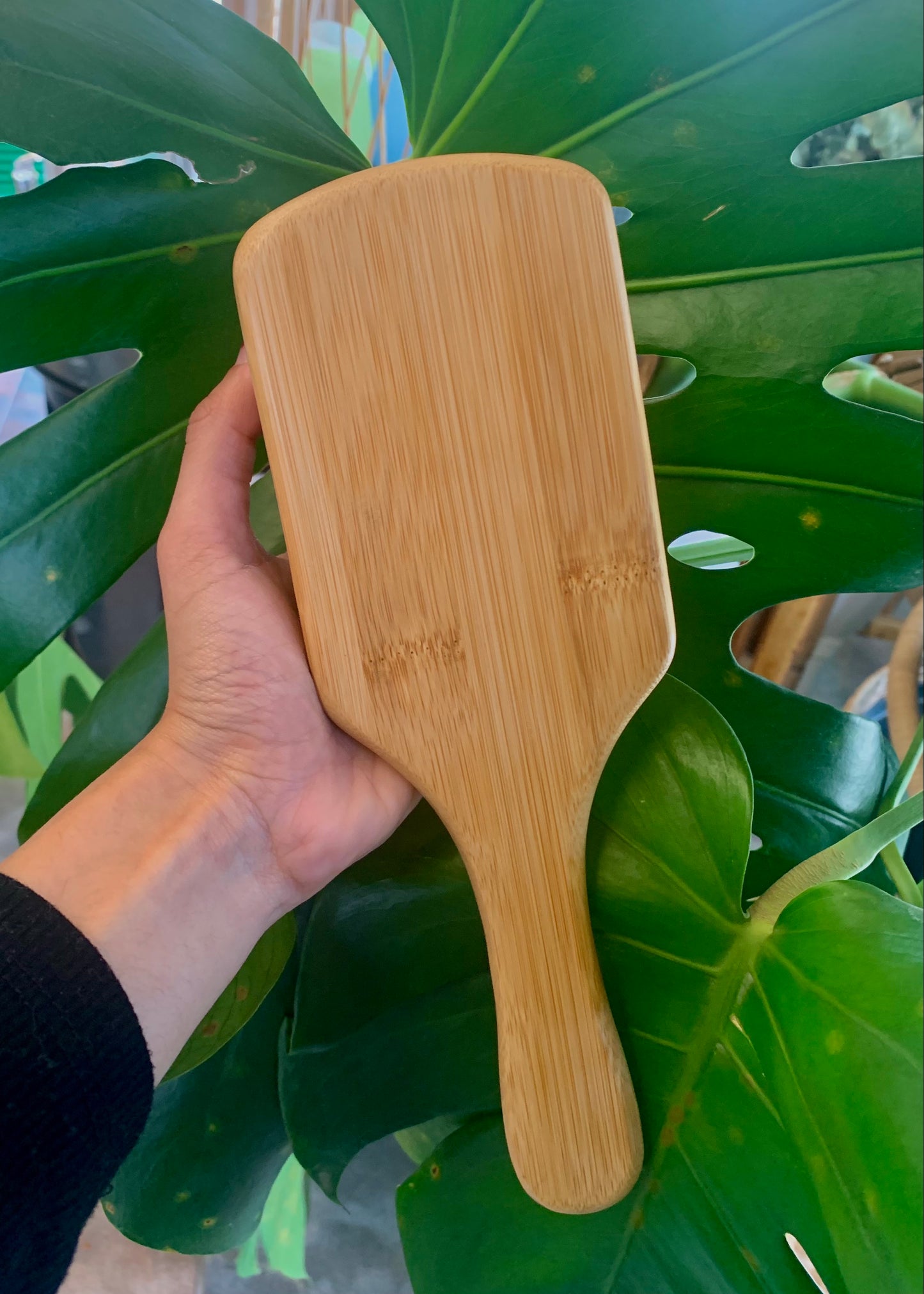 Bamboo Paddle Hairbrush