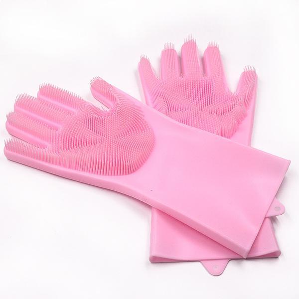 Silicone Scrubbing Gloves