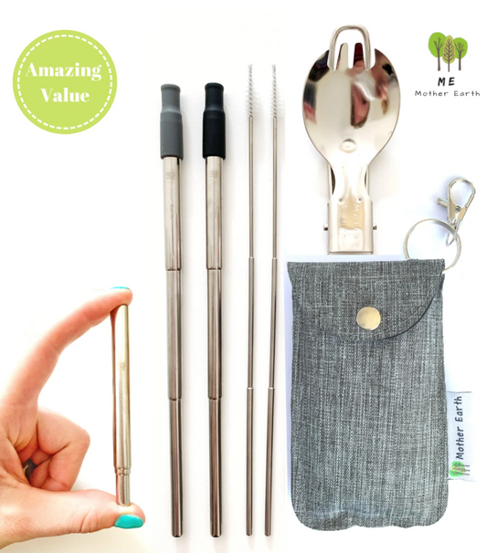 Reusable & Collapsible Cutlery Kit