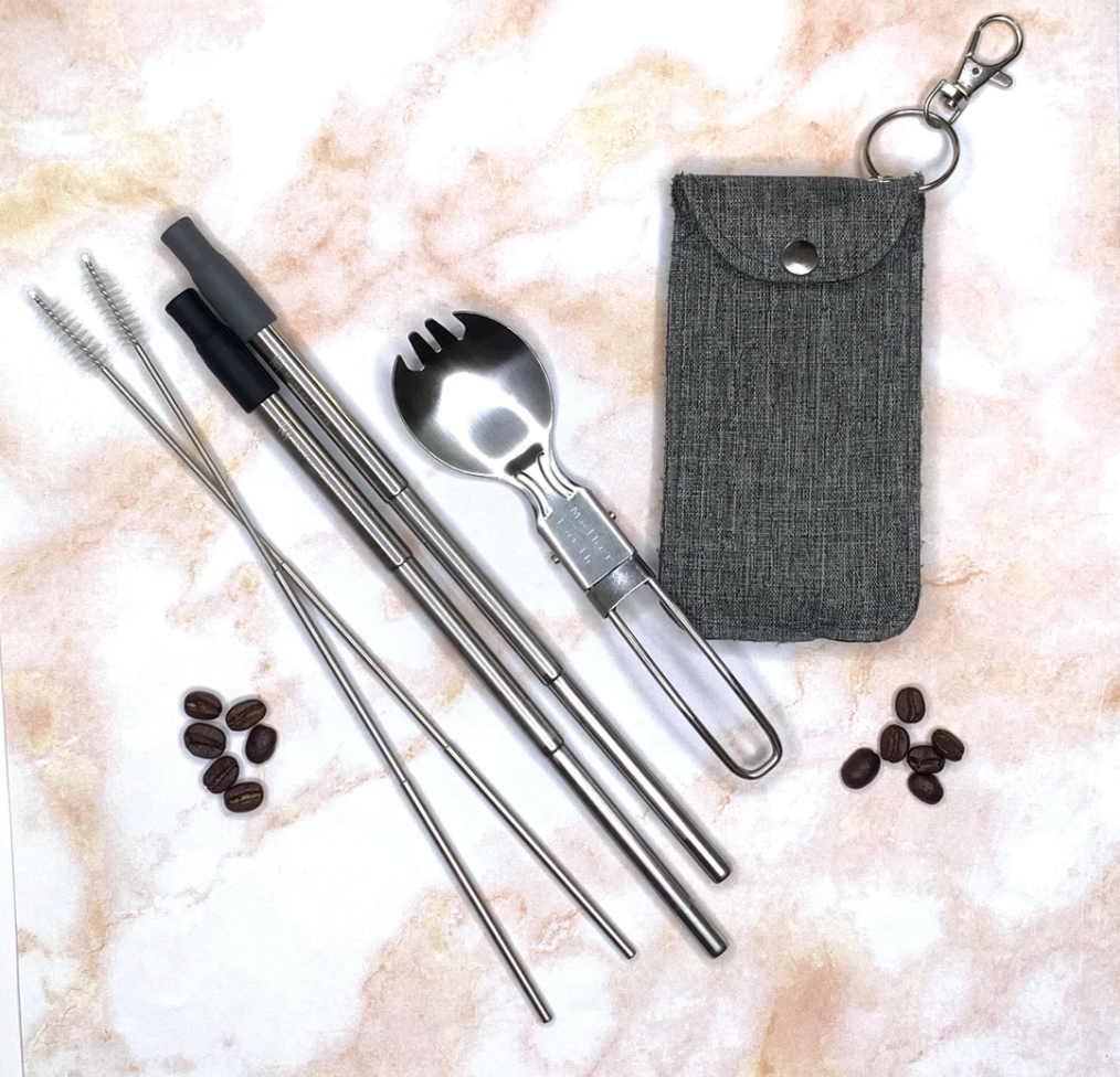 Reusable & Collapsible Cutlery Kit
