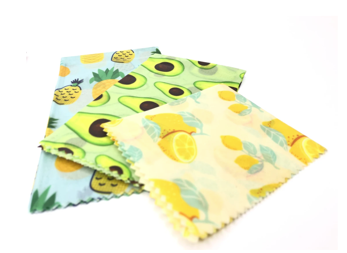 Plant-Based Wax Food Wraps 3-Pack