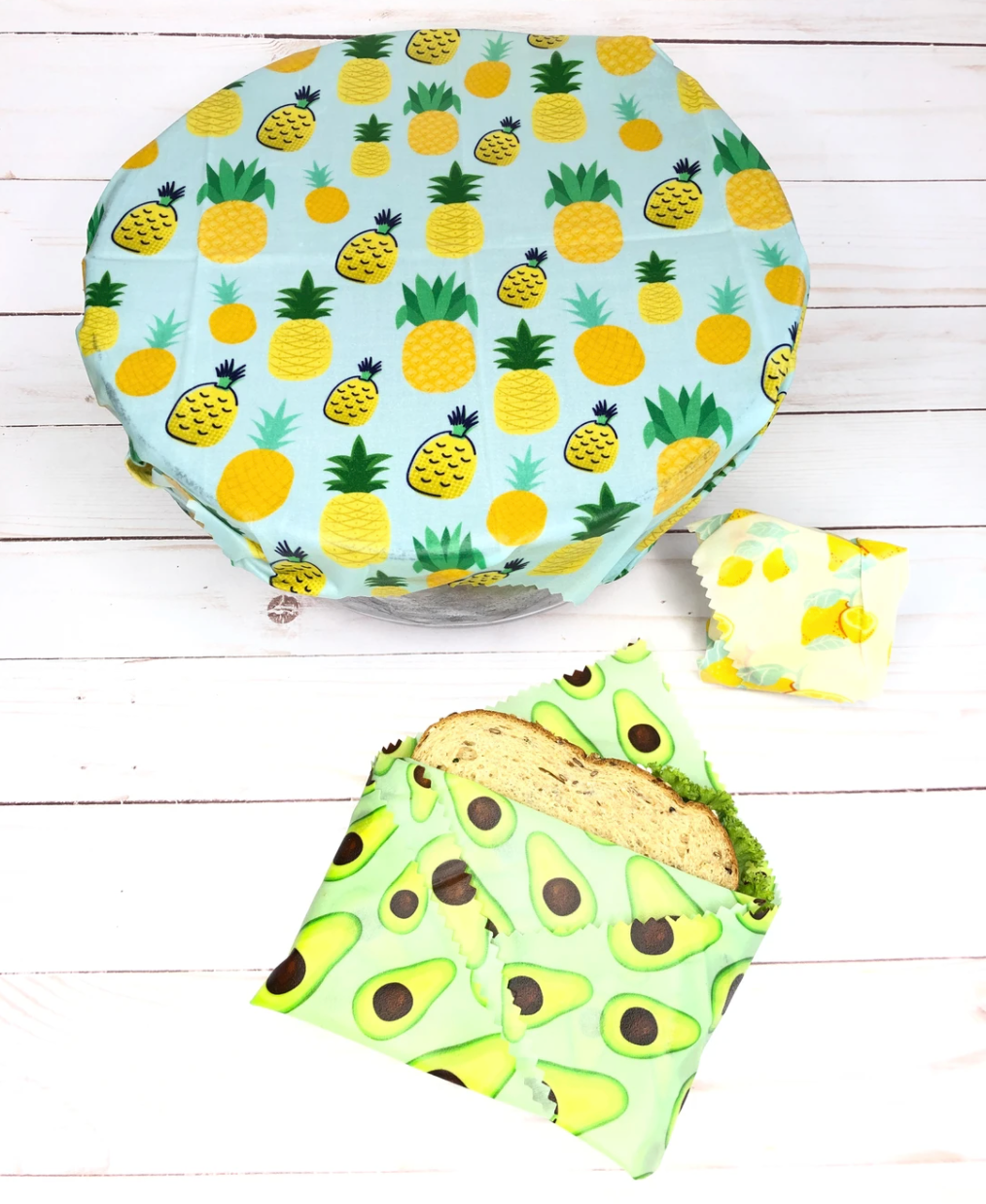Plant-Based Wax Food Wraps 3-Pack