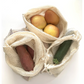 Cotton Mesh Produce Bags - 3 Pack