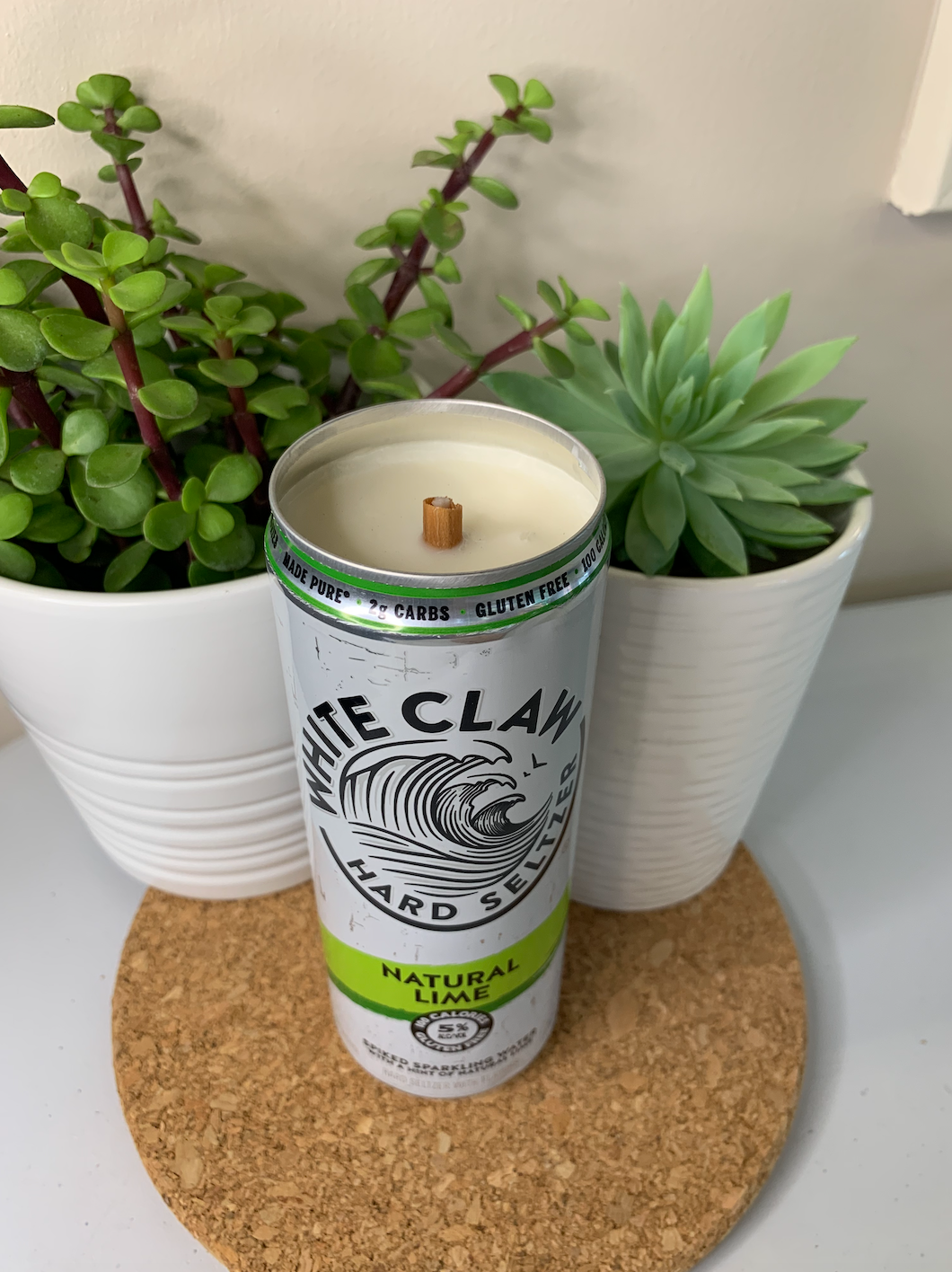 White Claw Candles