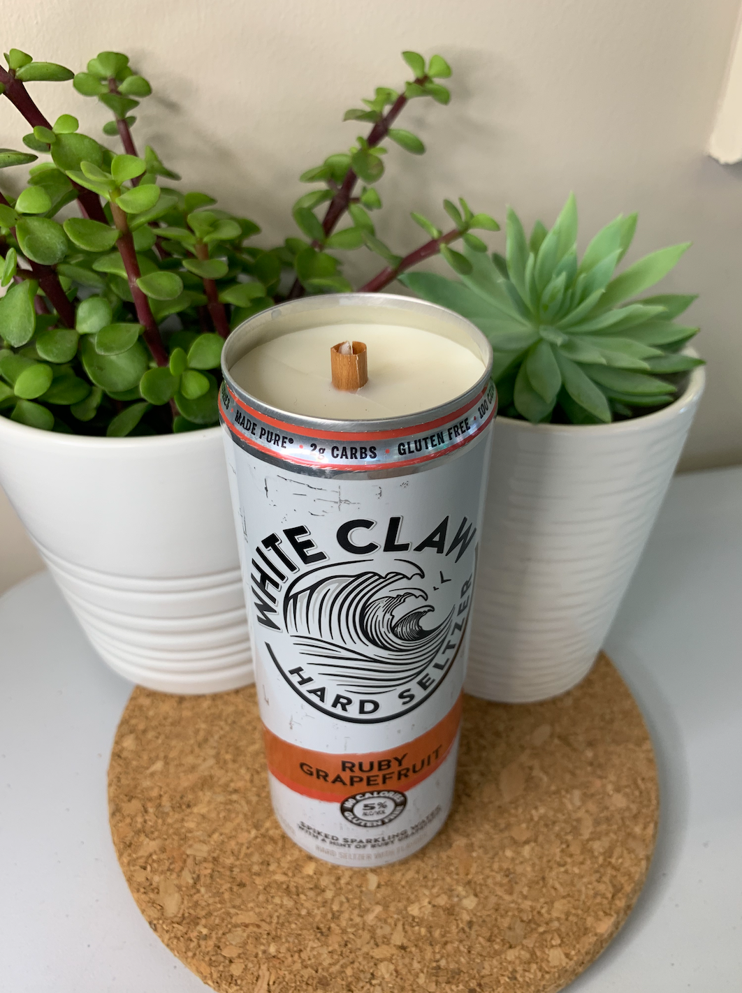 White Claw Candles