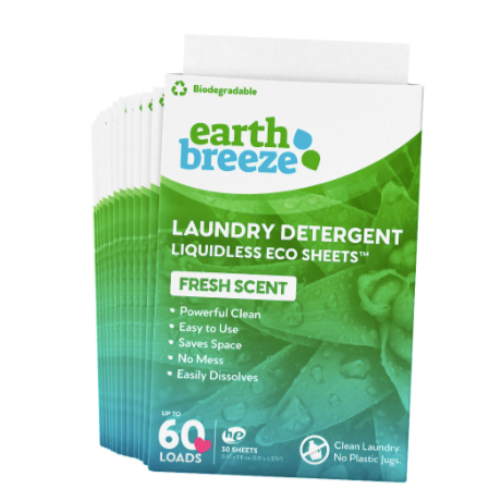 Laundry Detergent Zero-Waste Eco Sheets (Fragrance Free)