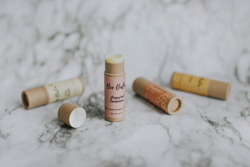 Plastic-Free Lip Balms