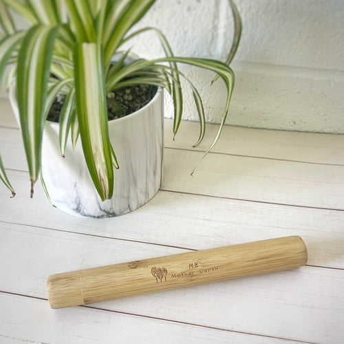 Bamboo Toothbrush Travel Case